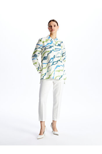 LC Waikiki Comfortable Molded Women's Trousers with Elastic Waist