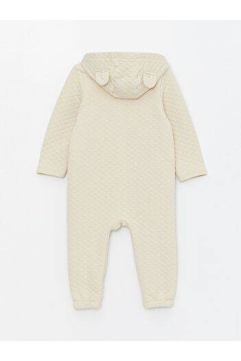 LC Waikiki Hooded Long Sleeve Baby Boy Jumpsuit