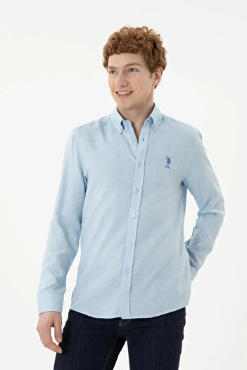 U.S. Polo Assn. Pánská košile s dlouhým rukávem G081GL004.0001831520 TEKSPOR
