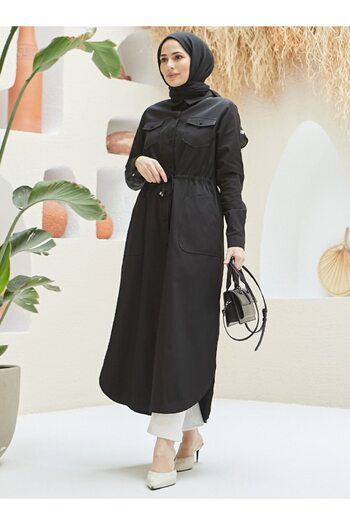 Neways Buttoned Tunic - Black - Neways
