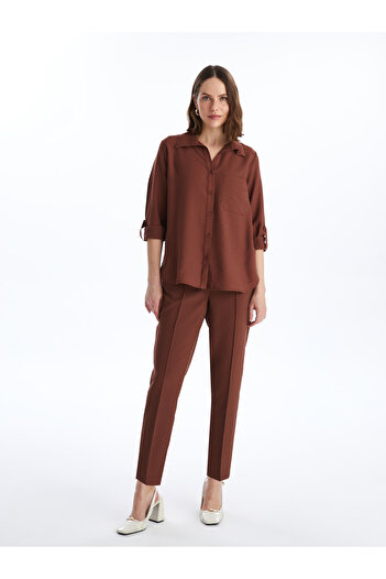 LC Waikiki Lcwaikiki Classic Buy Elasticated Standard Fit Women's Trousers (S4)