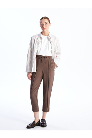 LC Waikiki Lcwaikiki Classic Buy Elasticated Standard Fit Women's Trousers (S4)