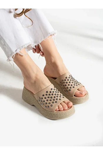 Alemdar Shoes Дамски чехли от норка ESTER