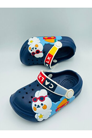 Hızlı Al CUTE RABBIT FIGURED CHILD BABY SANDALS SLIPPERS CROSS SLIPPERS