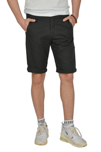 DeepSEA Men's Khaki New Season Zippered Slim Fit Cargo Shorts Capri2301613