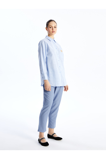 LC Waikiki Comfortable Molded Women's Trousers with Elastic Waist