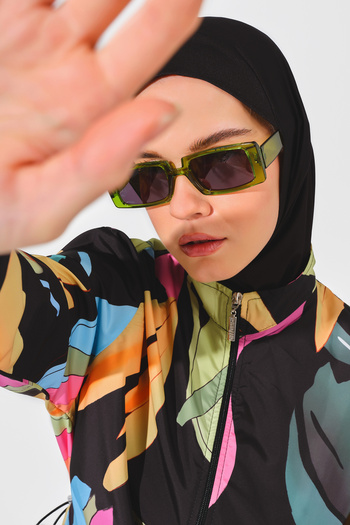 ALFASA Athens Patterned Hijab Swimsuit - Stylish Design