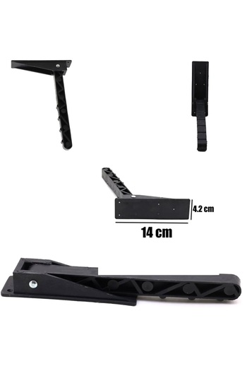 Depolife Sofra Ayağı (4 Adet) katlanır 20cm ayak sofra sehpa için plastik açılı katlamalı ayak 4lü