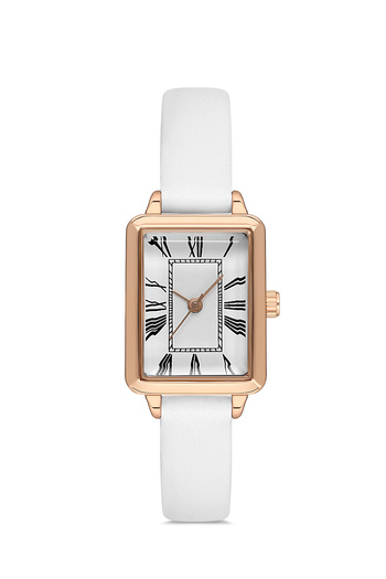 Twelve Vintage Women's Wristwatch with Rectangle Leather Strap / Twe.0026