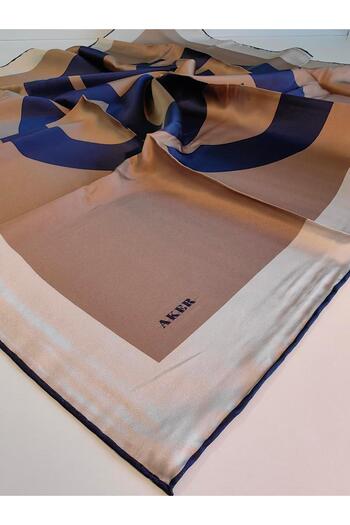 Aker SILK CREPE SATIN SCARF SEASONLESS8800701-321