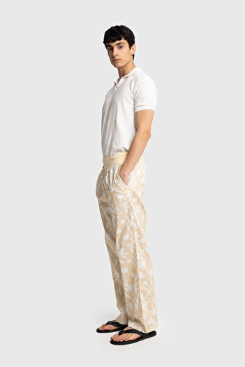 GIESTO DESENLİ POPLIN PANTOLON