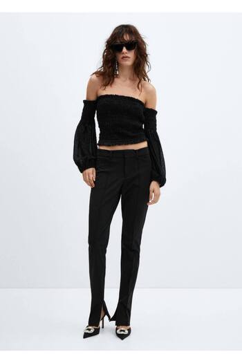 MANGO Woman Lureks Off-Shoulder Μπλούζα