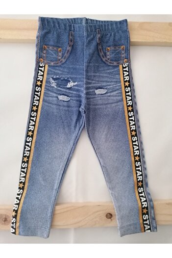 TİMİ Colanți cu aspect denim Timi - Design confortabil și elegant