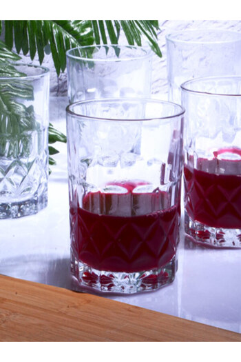 Kosova Grb-09 Glass 6-Piece Large Cup 8*8*9 Cm