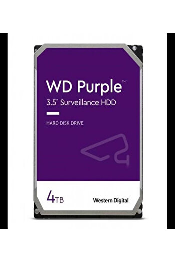 WD WD PURPLE, WD43PURZ, 3.5&quot;, 4TB, 256Mb, 5400 Rpm, 7/24 Güvenlik, HDD