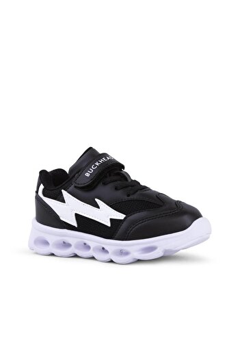 BUCKHEAD Ares Buck4308-Bk313 Lighted Children's Sneakers - Black