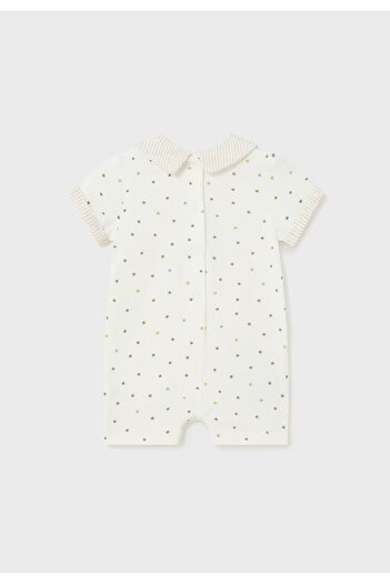 MAYORAL Newborn Collared Jumpsuit