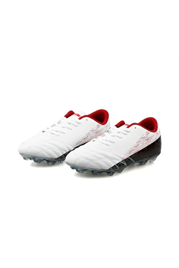 Jump 28221 D White Black Red - Men's Grass Floor Football Boots, Color