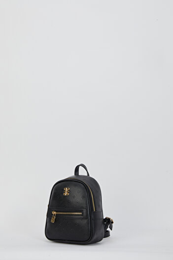 Pierre Cardin Women's Black Floater Backpack 05Po24Y1831