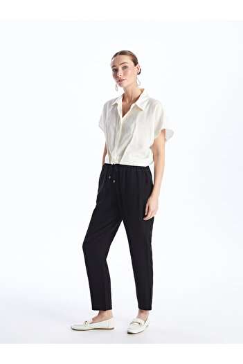 LC Waikiki LCW Women's - Carrot Cut Elastic Waist Pants