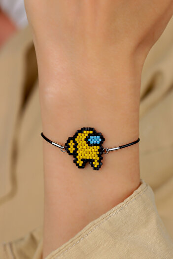Kübüşün Atölyesi - Miyuki among Us Bracelet - Handmade - Amongus