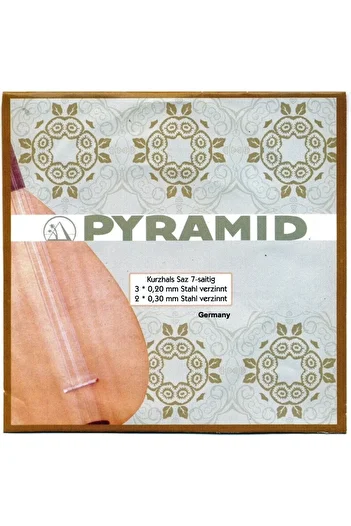 Pyramid 004/pst 0.20 مقبض طويل سلك ربط القصب الاحترافي الأصلي 2 قطعة Plectrum