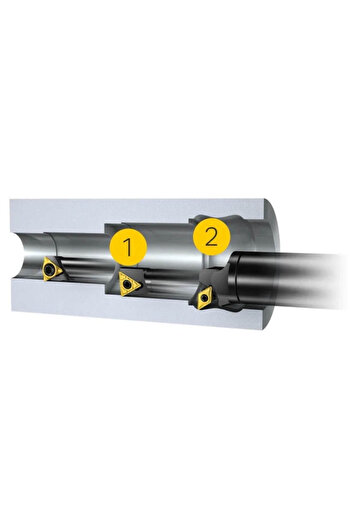 Mertsan Torna Delik Kateri SDUCR 12 - 12X150 mm Takım Ölçüsü, 93° Derece, DCMT 07 Kesici Uç Kullanır