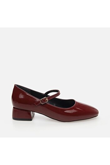 Yaya by Hotiç Burgundy Yaya Women's Thick Heel