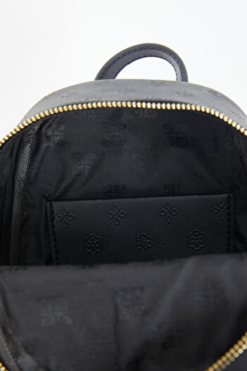 Pierre Cardin Print Black Women's Backpack 05PO24Y1831