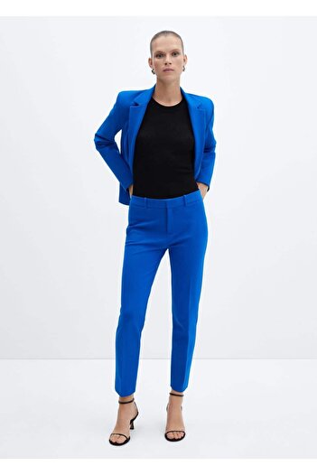 MANGO Woman Roman woven straight pants