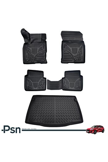 Psn Ford Kuga 3 (2020-..) İle Uyumlu - Araca Özel Paspas ve Bagaj Havuzu