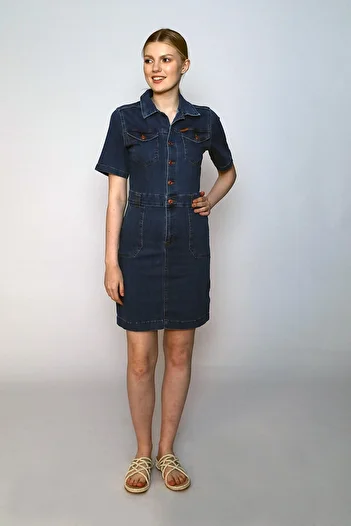 Lee Cooper Rochie de jeans pentru femei Allessi