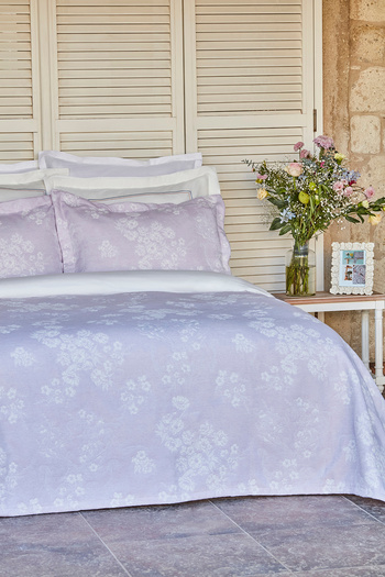 Karaca Home Charleen Lilac Double Bedspread