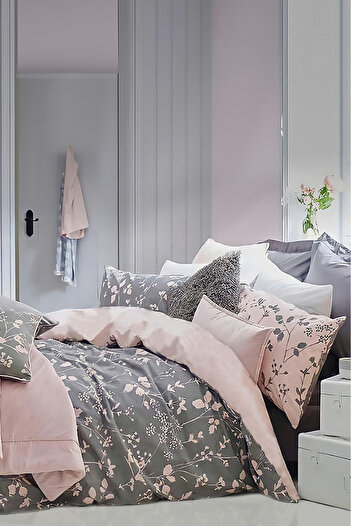 Always Ranforce King Size Double Sided Oversize Duvet Cover Set