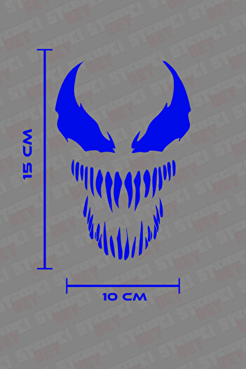 STİCKERCI BEY 15*10 CM VENOM SET DE AUTOADEZIV PE SPATE CASCĂ