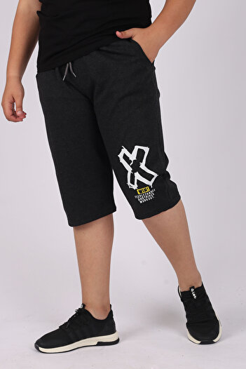 Çiggo Kids 2-Piece Boy Print Detailed Pocket Shorts/Capri