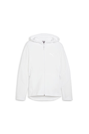 Puma Чоловічий білий світшот Evostripe Fullzip 67899502