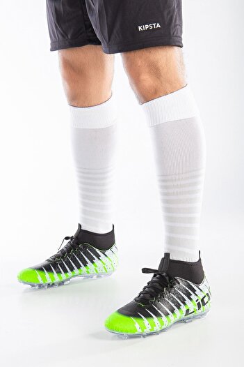 Freemax Unisex Socks Crampon Football Shoes Green Black