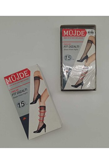 Müjde 15 Denier Shiny Fit - 6-Piece Set Below the Knee