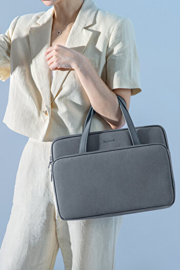 Tomtoc Versatile A11 13.5 - 14.4 Inch Gray Laptop Notebook Bag - A11d3g1