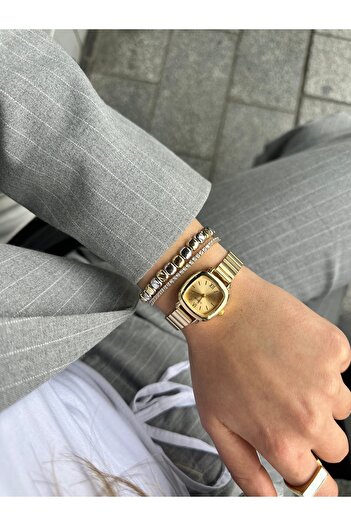İnogge Gold Minimal Kadın Kol Saati