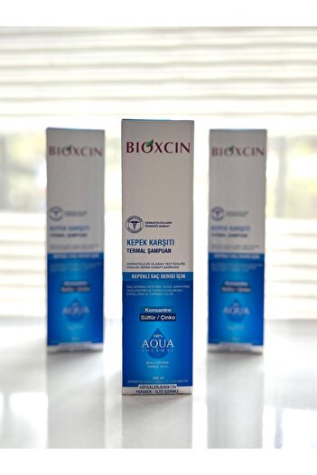 Bioxcin Aqua Thermal 300ml Dandruff Shampoo - Set of 3