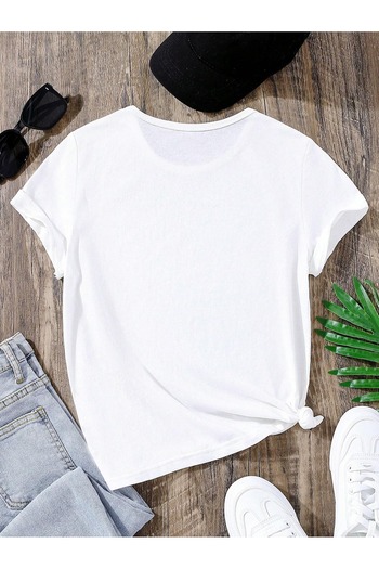 LePold Cat with Glasses Printed Girl/Boy T-Shirt