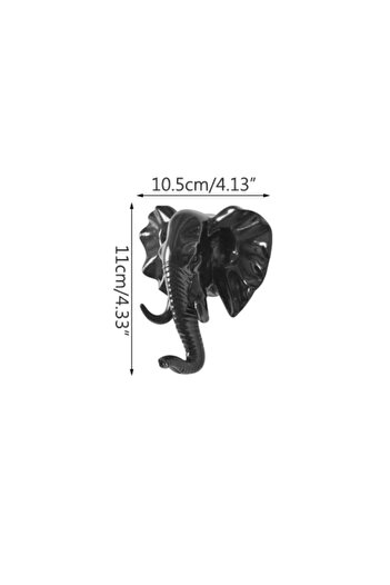 CajuArt Modern Duar Ornament - Elephant Figure Key Item and Hanger Bag