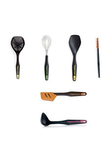 Tupperware Fairy Set of 5 Thin Spatulas with Gift