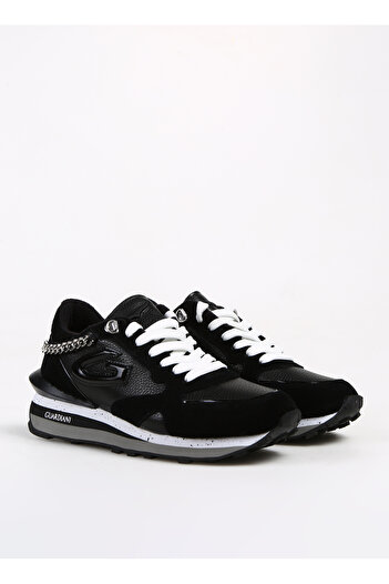 ALBERTO GUARDIANI Siyah Kadın Süet Sneaker WEN 0154