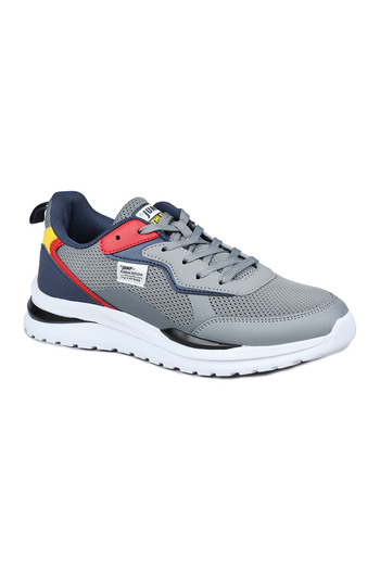 Jump 27985 Light Gray - Orange Men's Sneaker Casual Sports Shoes