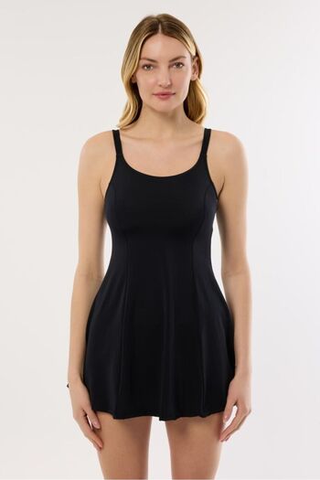 AYYILDIZ 49630 Black Skirted Swimsuit