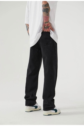 çerme Men's Relaxed Baggy Dark Smoked Jean Pants