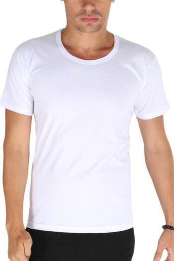 Donkshot Özten 6 Pieces Single Jersey Men's Crew Neck Undershirt 1002